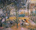ferme à la maison rouge pontoise 1877 Camille Pissarro
